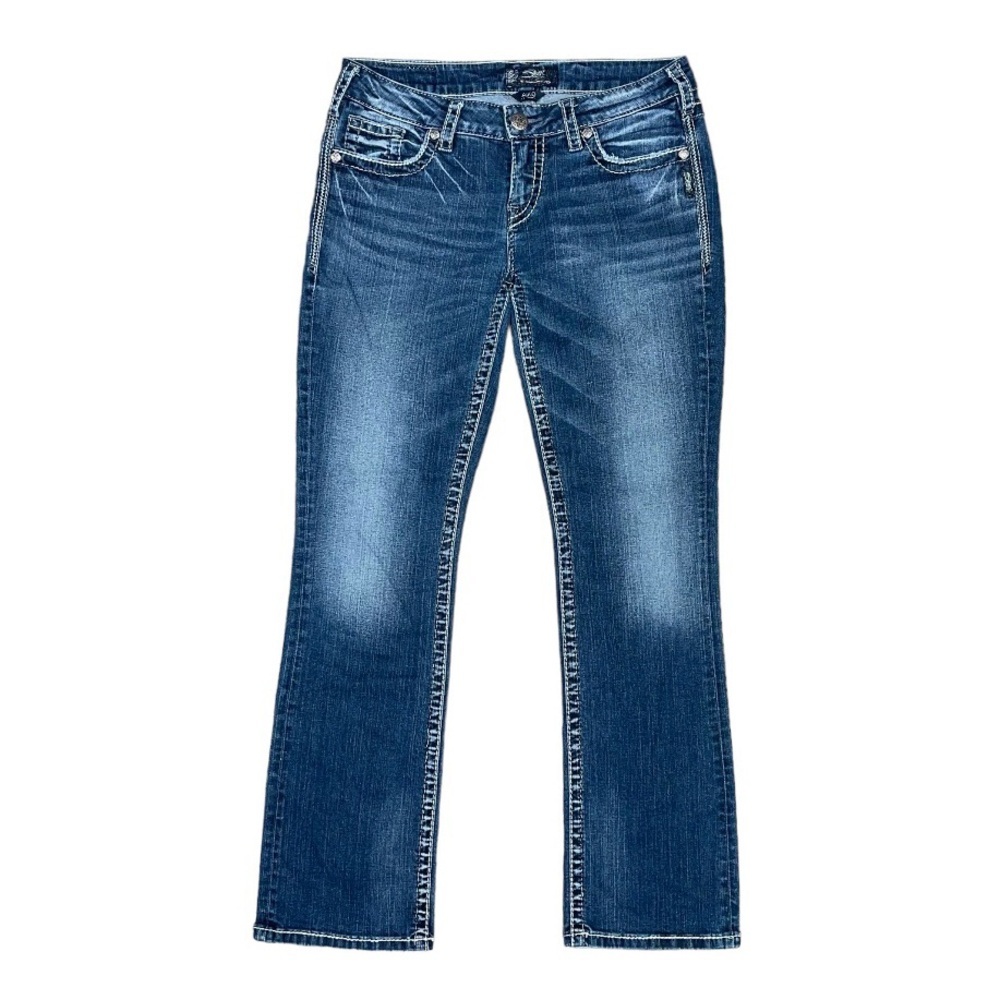 Silver Jeans‎ Aiko Mid Rise Slim Bootcut Jeans Women’s 29 Medium Blue
